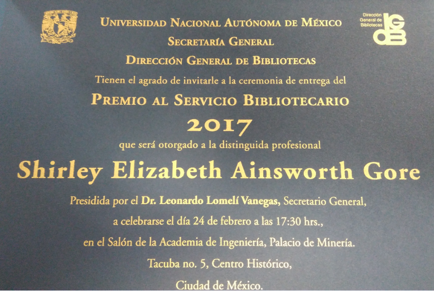 Captura Invitacion PremioBibliotecas Shirley A.