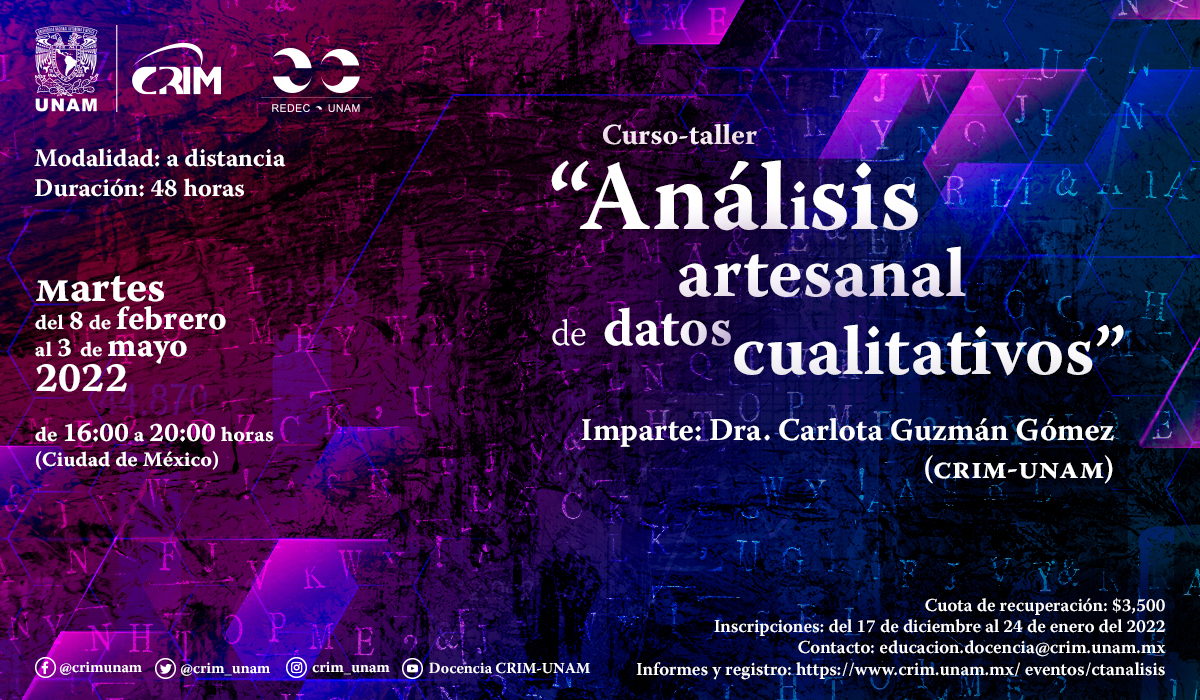 Analisis artesanal CRIM