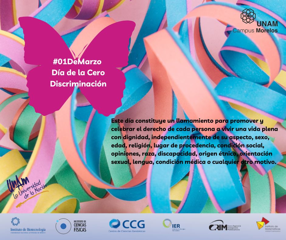 #01DeMarzo Día de la Cero Discriminación